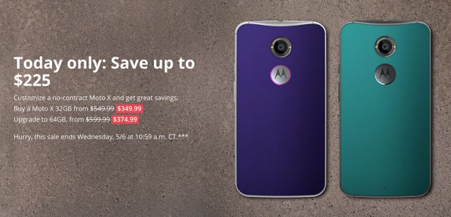 Fotografía - [Alerta Trato] Ahorra hasta $ 225 en una Moto X (2nd Gen) De Motorola.com Con precios que comienzan en $ 350 y actualizaciones de memoria libre de 32 GB